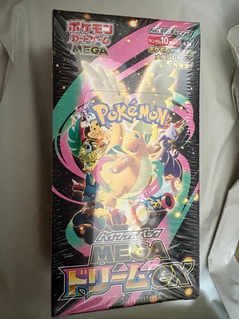 ポケモンカードゲーム MEGAドリームEX シュリンク付き 1BOX