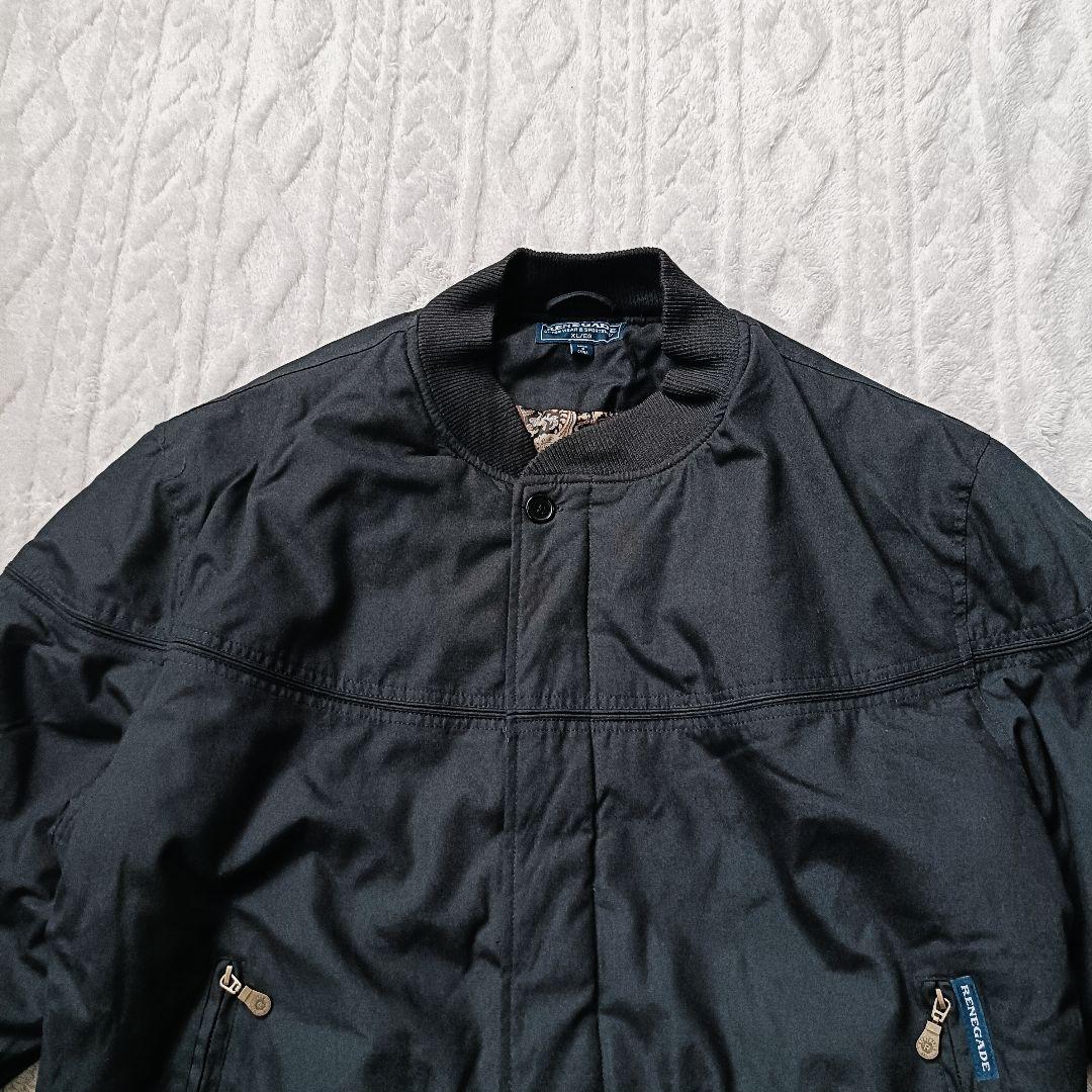 【美品】RENEGADE SPORTS ダービージャケット ブラック XL