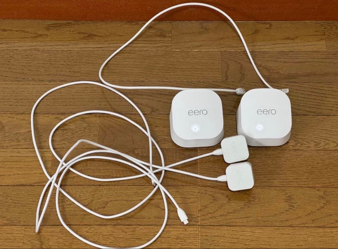 eero 6+ デュアルバンドメッシュWi-Fiシステム 2台セット