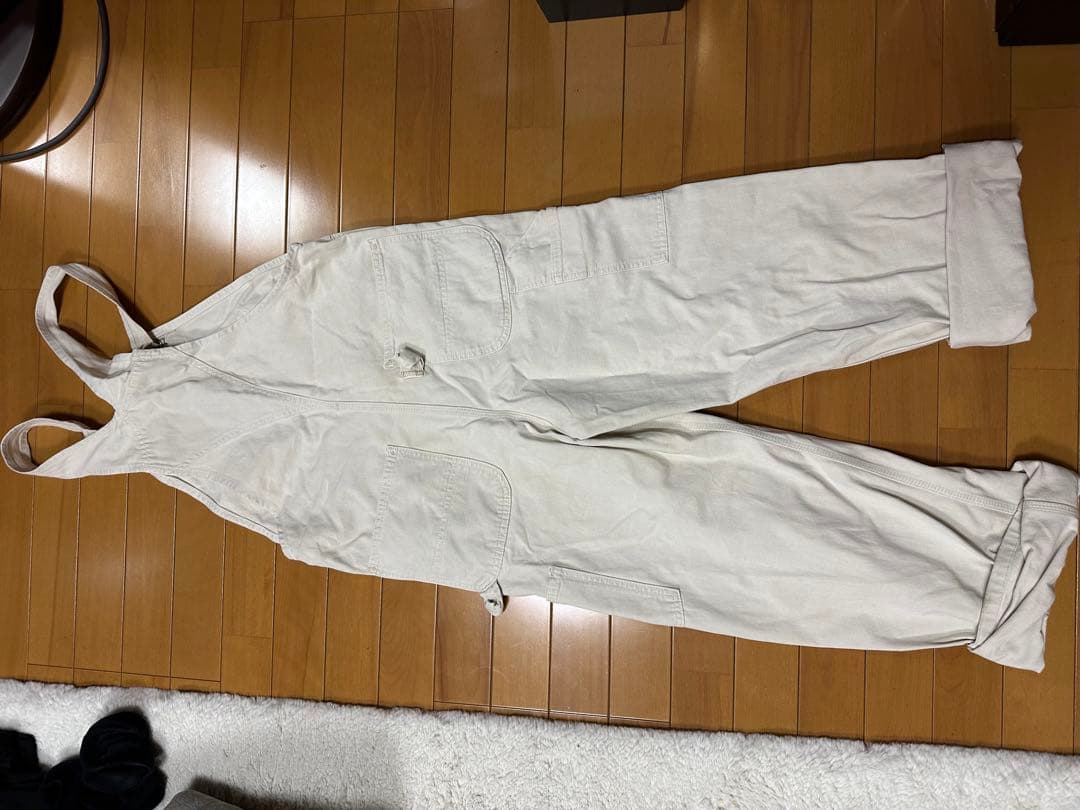 Carhartt ホワイト オーバーオール　M