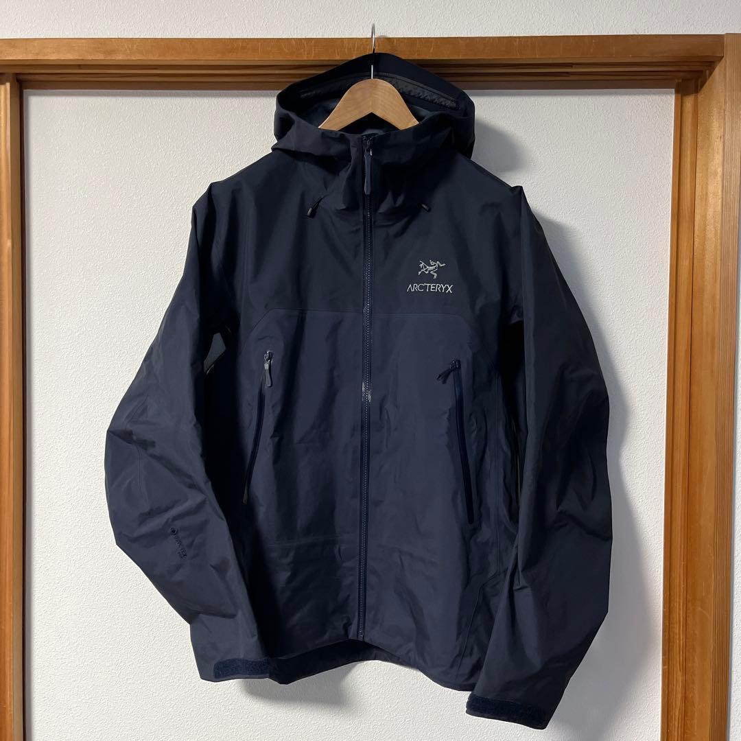 アークテリクス ベータAR ストームフード M ネイビー バードエイド・タグ有