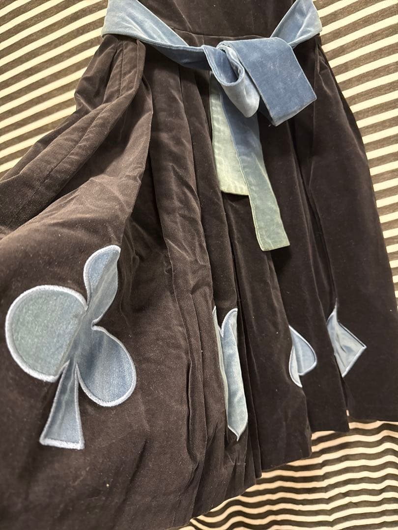 Ange アージュ ブラックベルベットワンピース ロリィタ ジェーンマープル