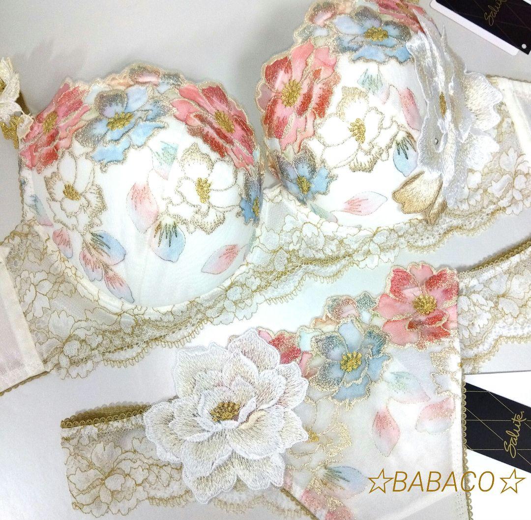 ☆サルート03 ブラ＆ショーツ IV E80L 婚礼衣装　匿名配送