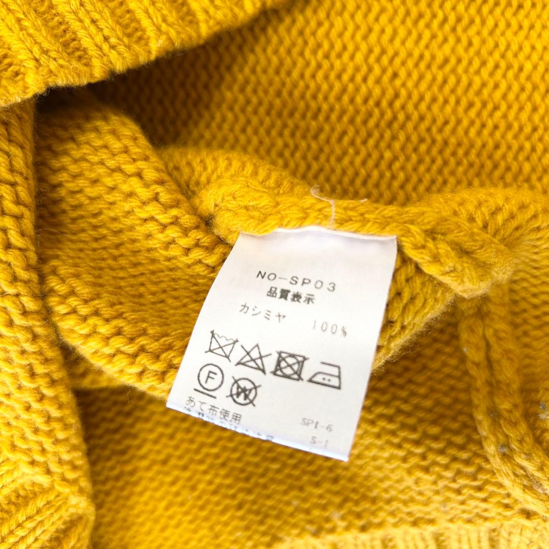 nomiamo ノミアモ カシミヤ100% 長袖ニット セーター クルーネック