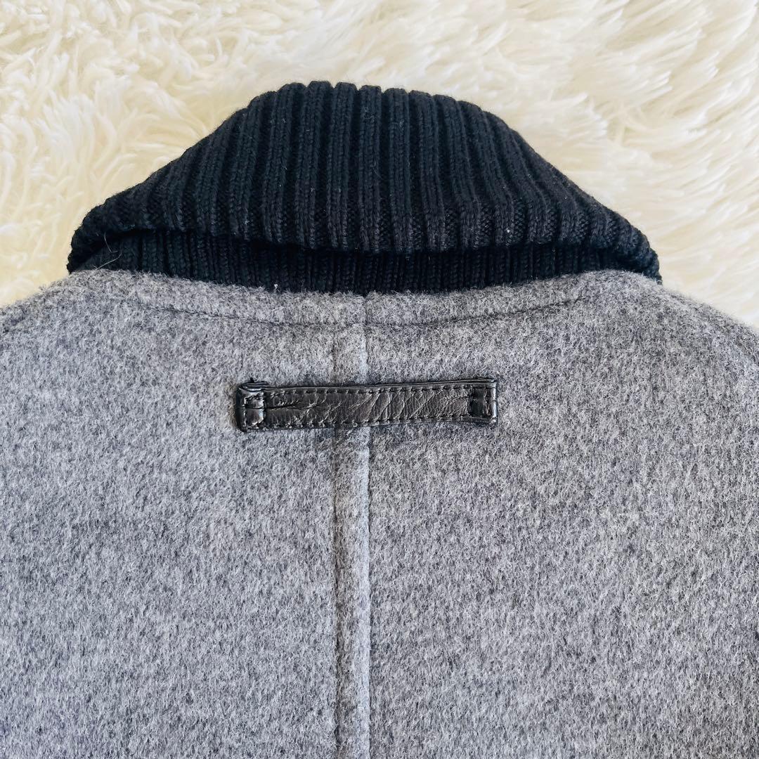 【Drawer】スタジャン レザー シルク ワッペン キルティング 羊革 36