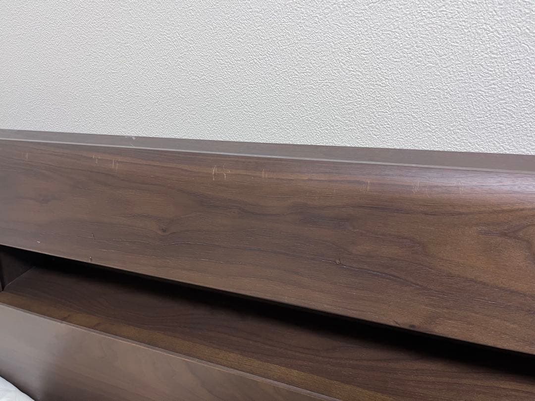 【18日16時まで出品】すのこクイーンベッドフレームブラウン