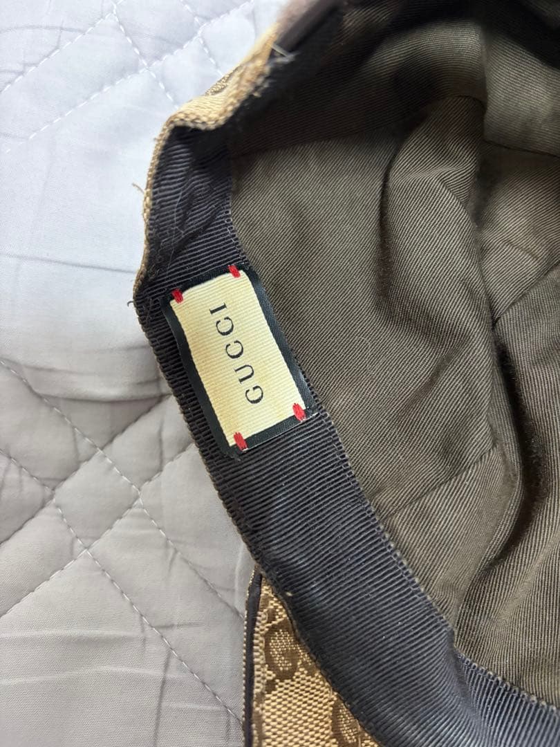 GUCCI GGパターンキャップ ベージュ
