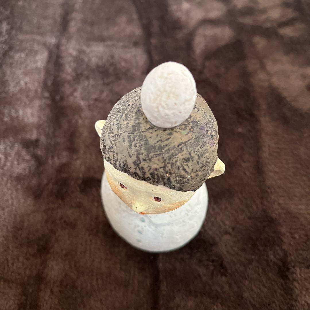 おるがん社　にしおゆき作　陶人形　置物　可愛い