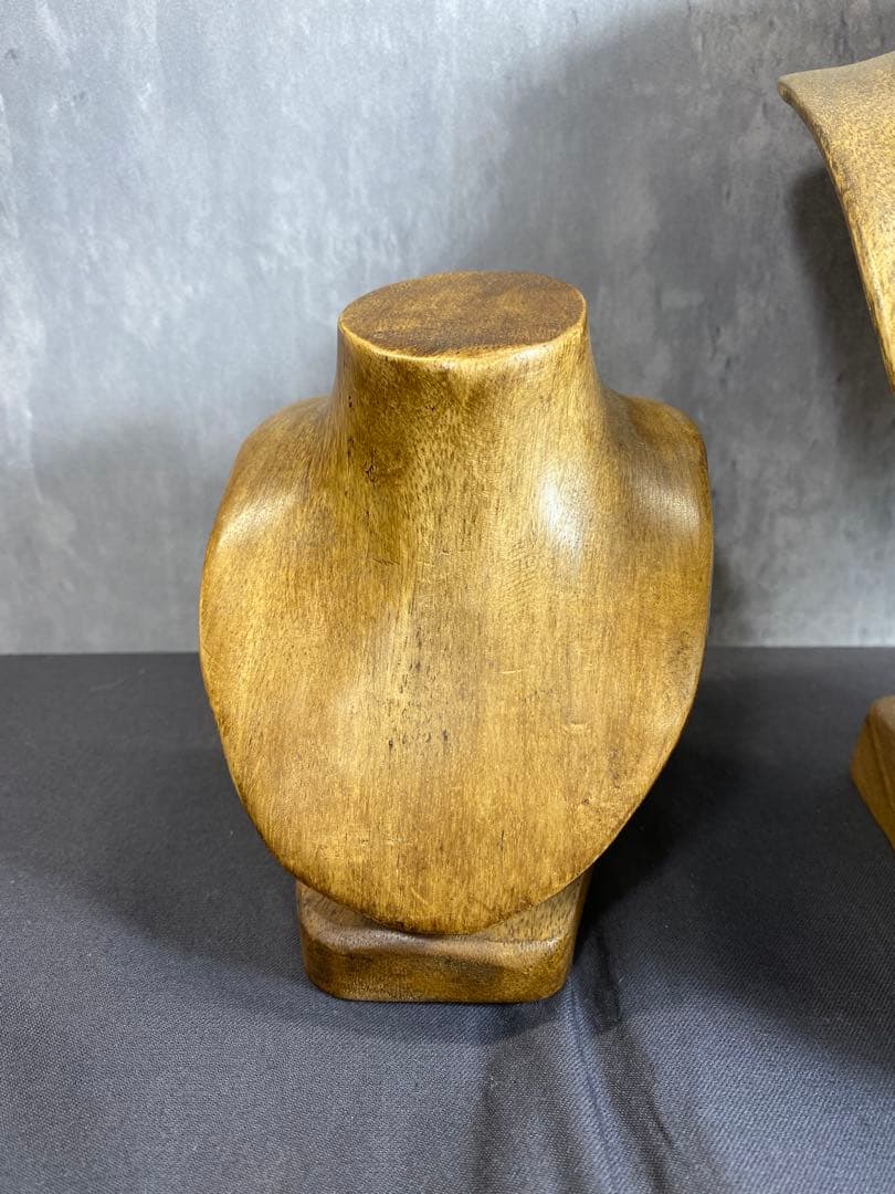 木製トルソー　大小2点セット　③