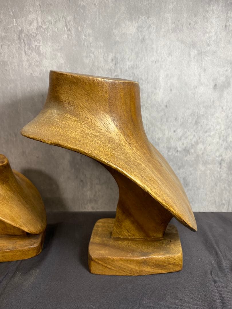 木製トルソー　大小2点セット　③