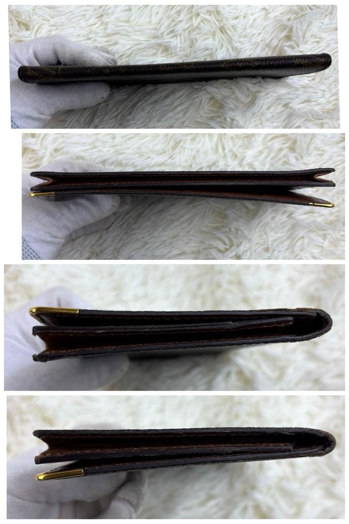 ルイヴィトン モノグラム 二つ折り財布 長財布 札入れ カードケース レザー