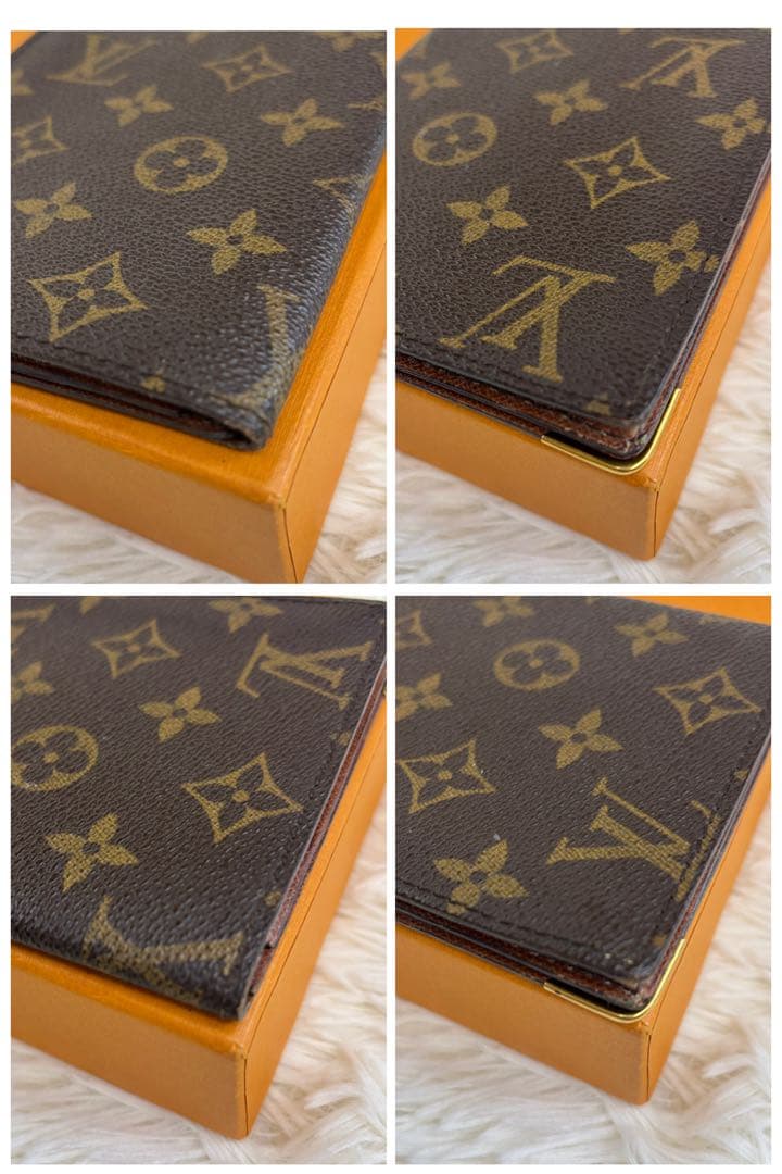 ルイヴィトン モノグラム 二つ折り財布 長財布 札入れ カードケース レザー