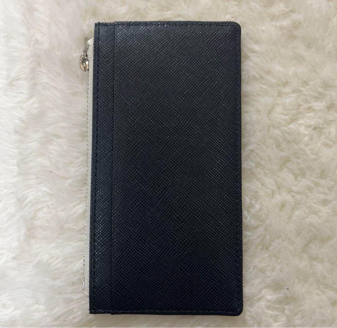 【新品】ペッレモルビダ　ケース　カードケース　革　紺色