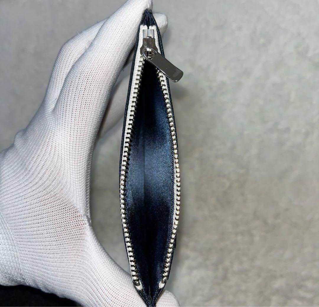 【新品】ペッレモルビダ　ケース　カードケース　革　紺色