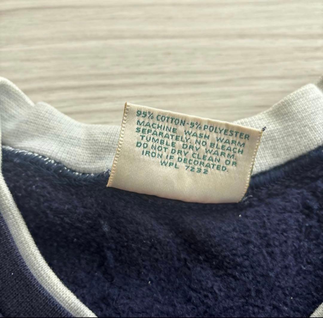 80s L.L.Bean×Russell ヘンリーネック スウェット XL