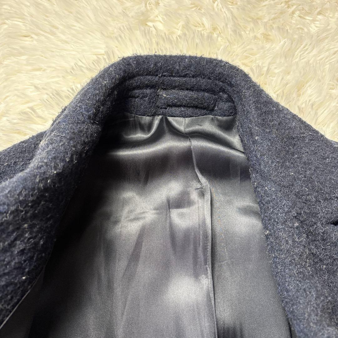 LARDINI ラルディーニ チェスターコート ダブルブレスト ネイビー Ｌ