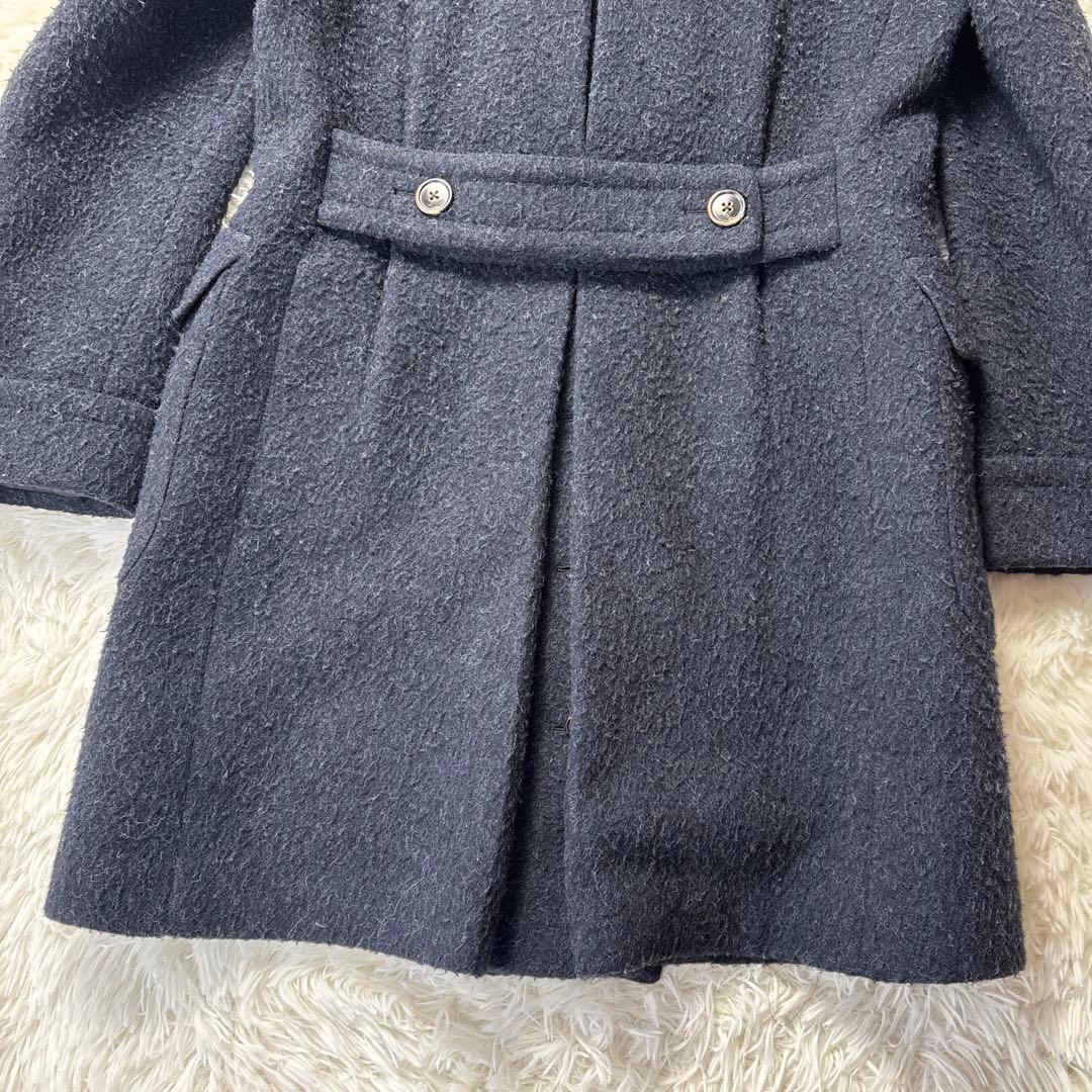 LARDINI ラルディーニ チェスターコート ダブルブレスト ネイビー Ｌ