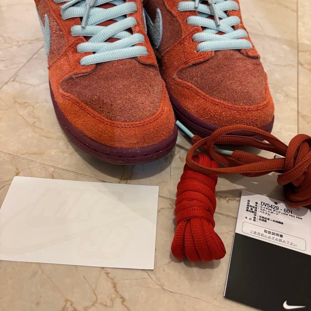 ナイキSB NIKESB DUNK LOW PRO PRM MYSTIC RED