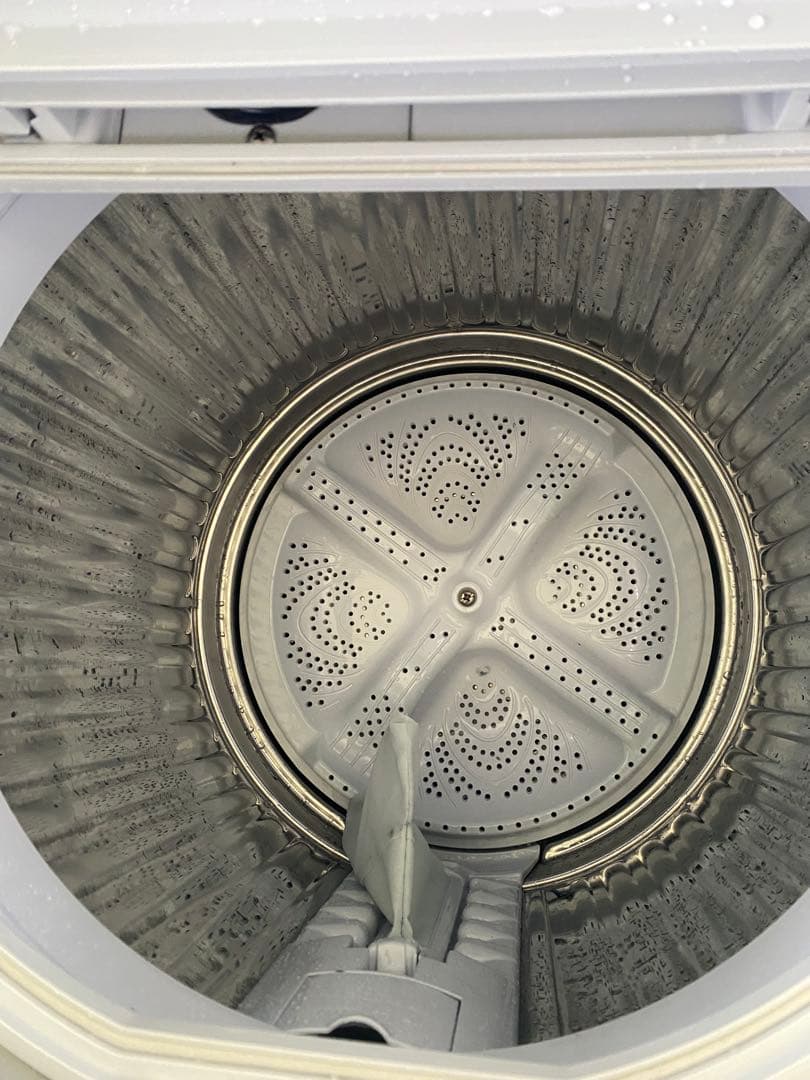 ［美品］シャープ2021年製　使用少　簡易乾燥付5.5kg ES-TX5EJ-W