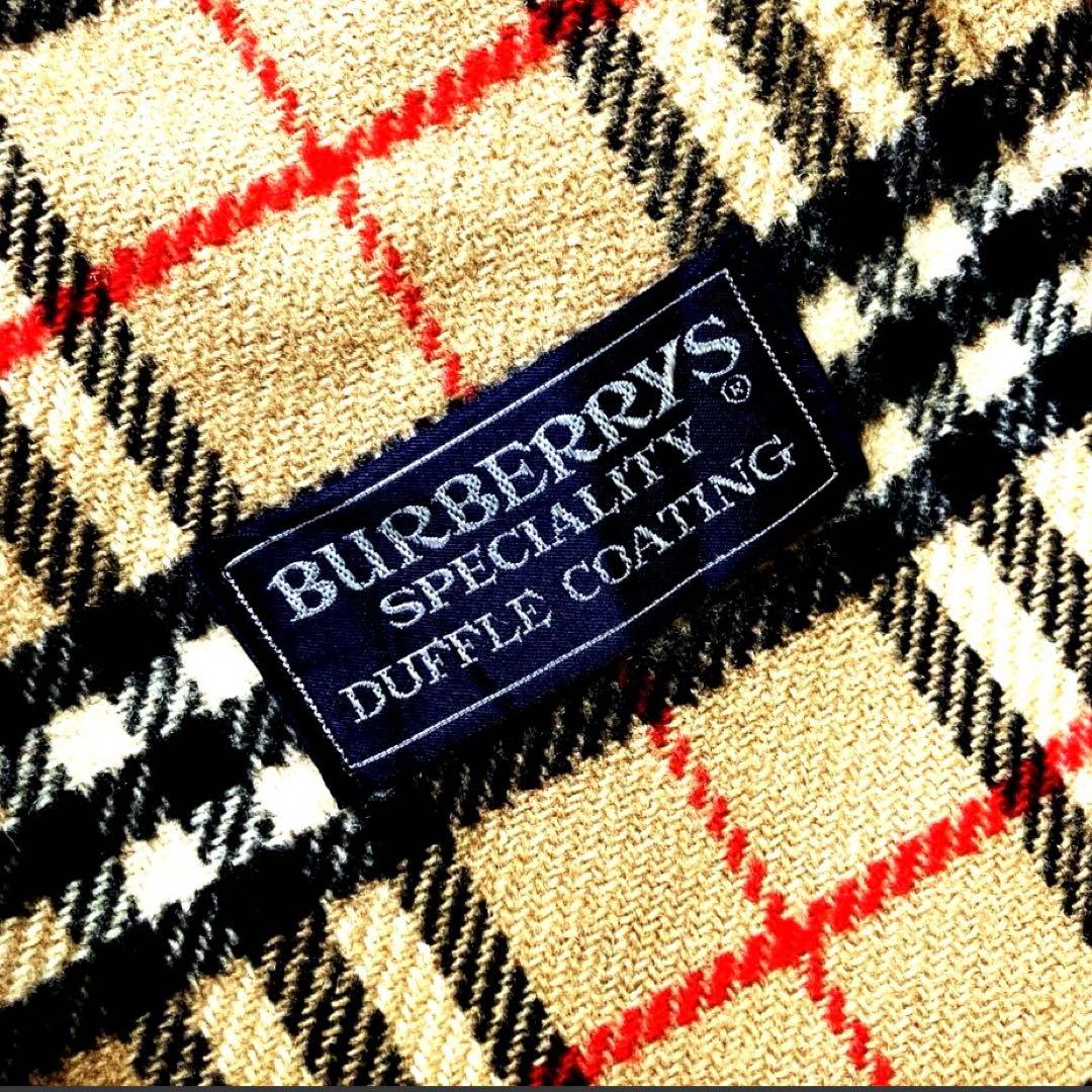 美品【ひと目でオシャレに見える】高級ダッフルコートバーバリーコートL