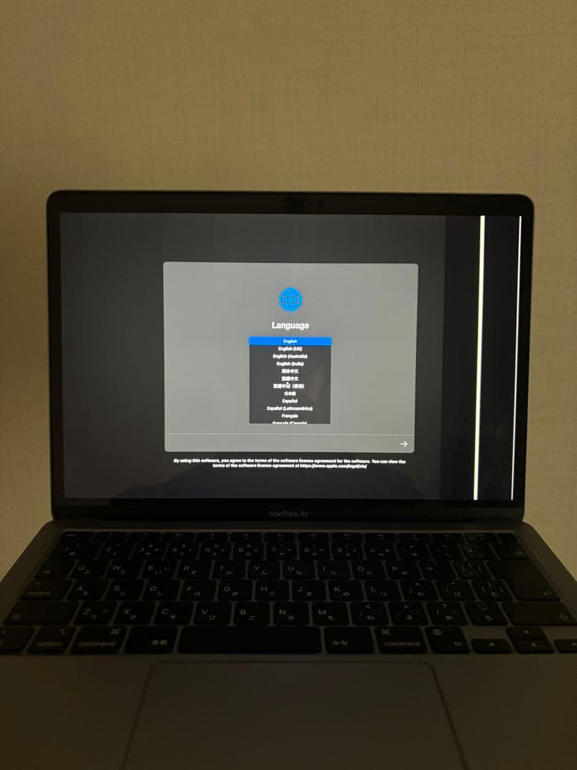 k*a様 MacBook Air M1 13インチ 2020年モデル 8GB 2