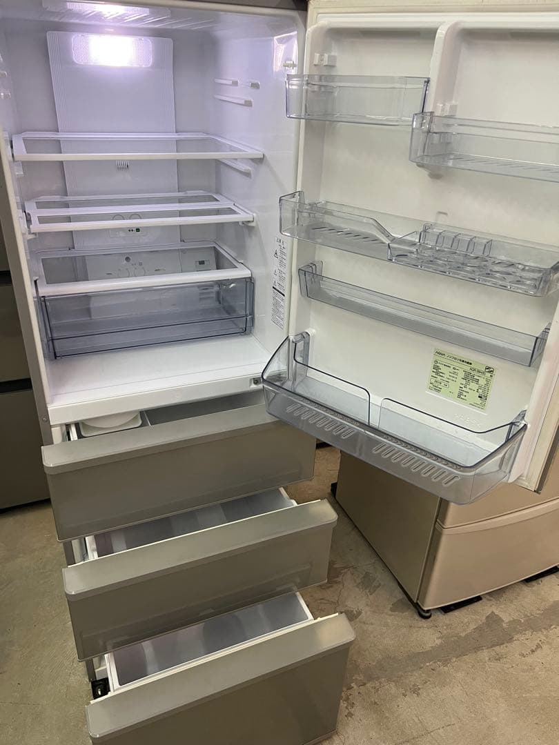【高年式】2019年式 355L AQUA 冷蔵庫 AQR-36H(S)