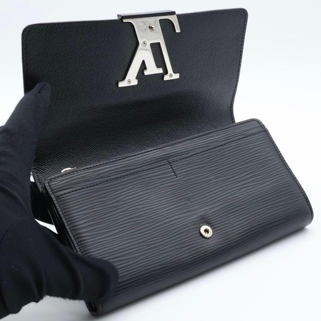 【極美品】ルイヴィトン ポルトフォイユルイーズ　長財布　エピ　黒