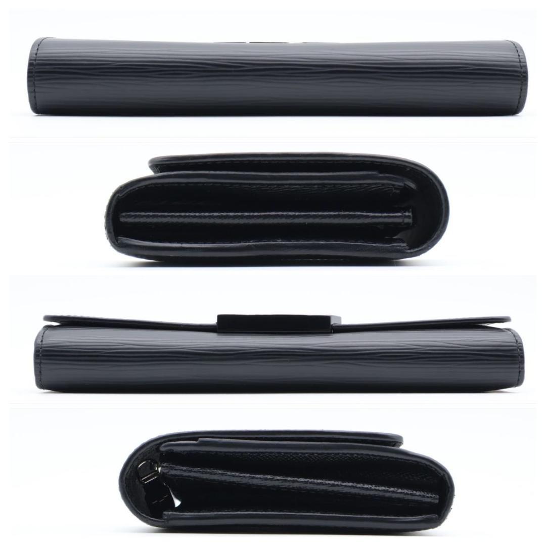 【極美品】ルイヴィトン ポルトフォイユルイーズ　長財布　エピ　黒