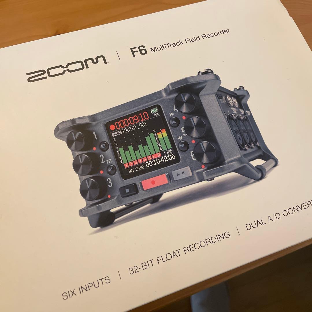 ZOOM F6フィールドレコーダー+PCF-6プロテクティブケース(純正箱あり)