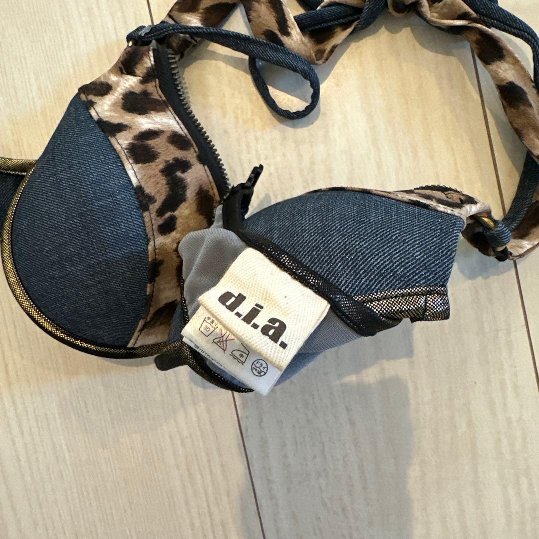 BASEBALL！デニムヒョウ柄　ブラトップ