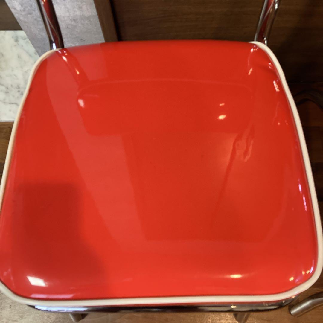 美品✨️ ①アメリカンダイナー ヴィンテージ調 チェア ２脚セット 送料無料