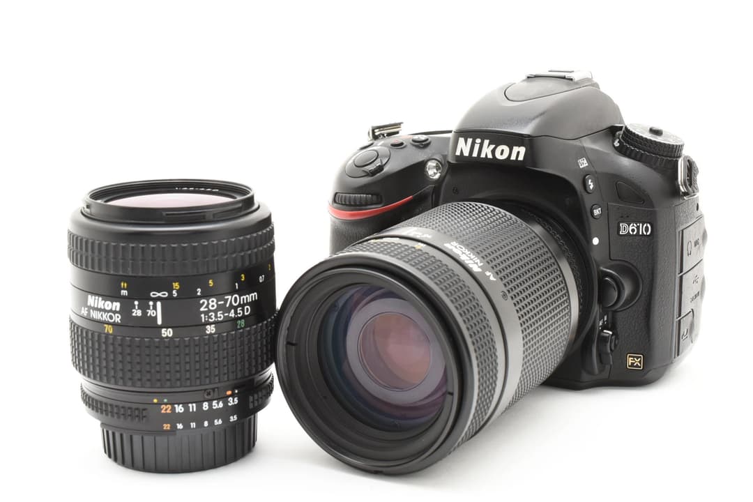 Nikon D610 ダブルレンズ iPhone スマホ転送OK #8691