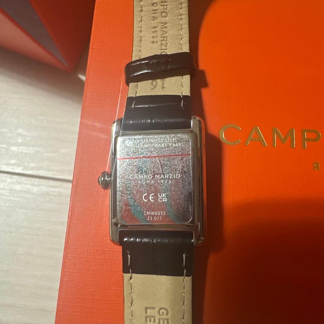 Campo Marzio ブラックレザー 時計