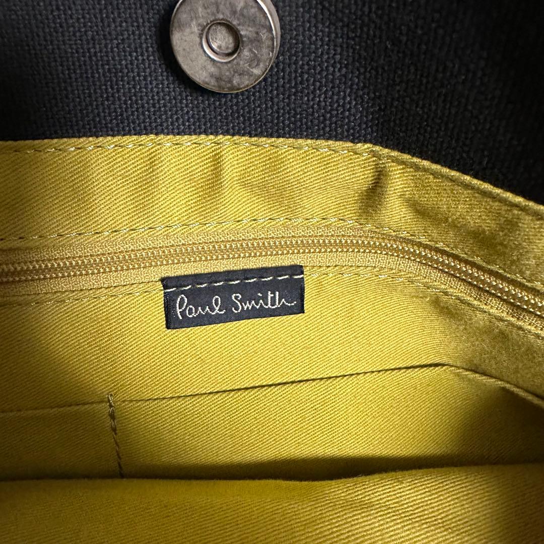 【PaulSmith】 ポールスミス トートバッグ フォトプリント 総柄