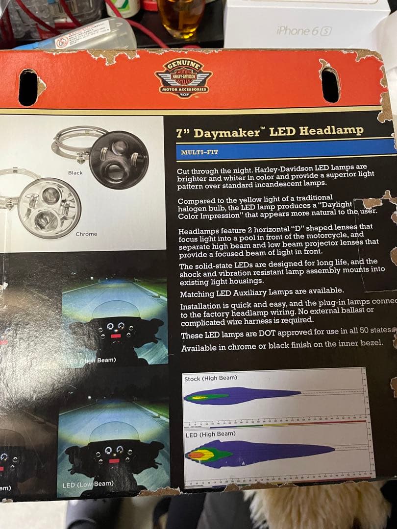 ハーレー純正LEDヘッドライト　73390-10A
