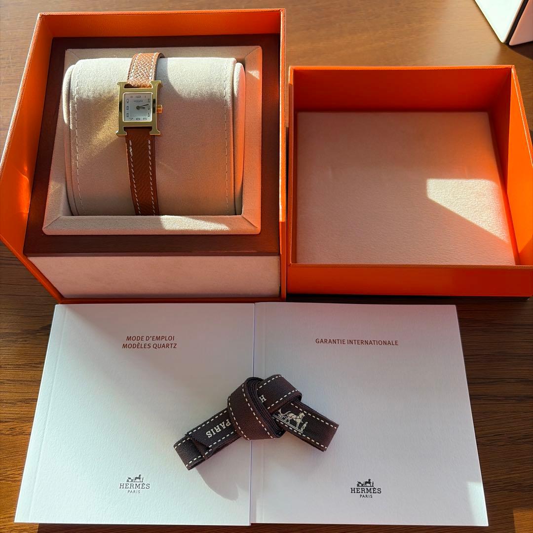 エルメス　HERMES レディース　HH1.101 Hウォッチ ミニ