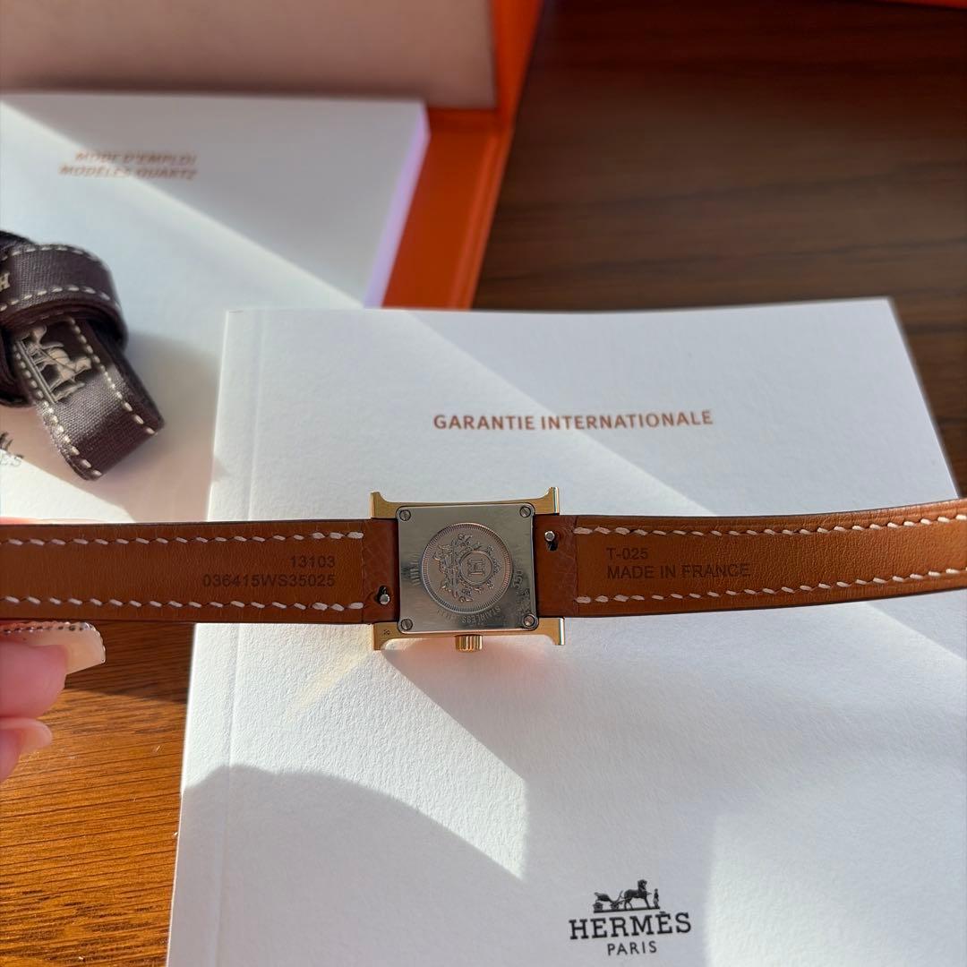 エルメス　HERMES レディース　HH1.101 Hウォッチ ミニ