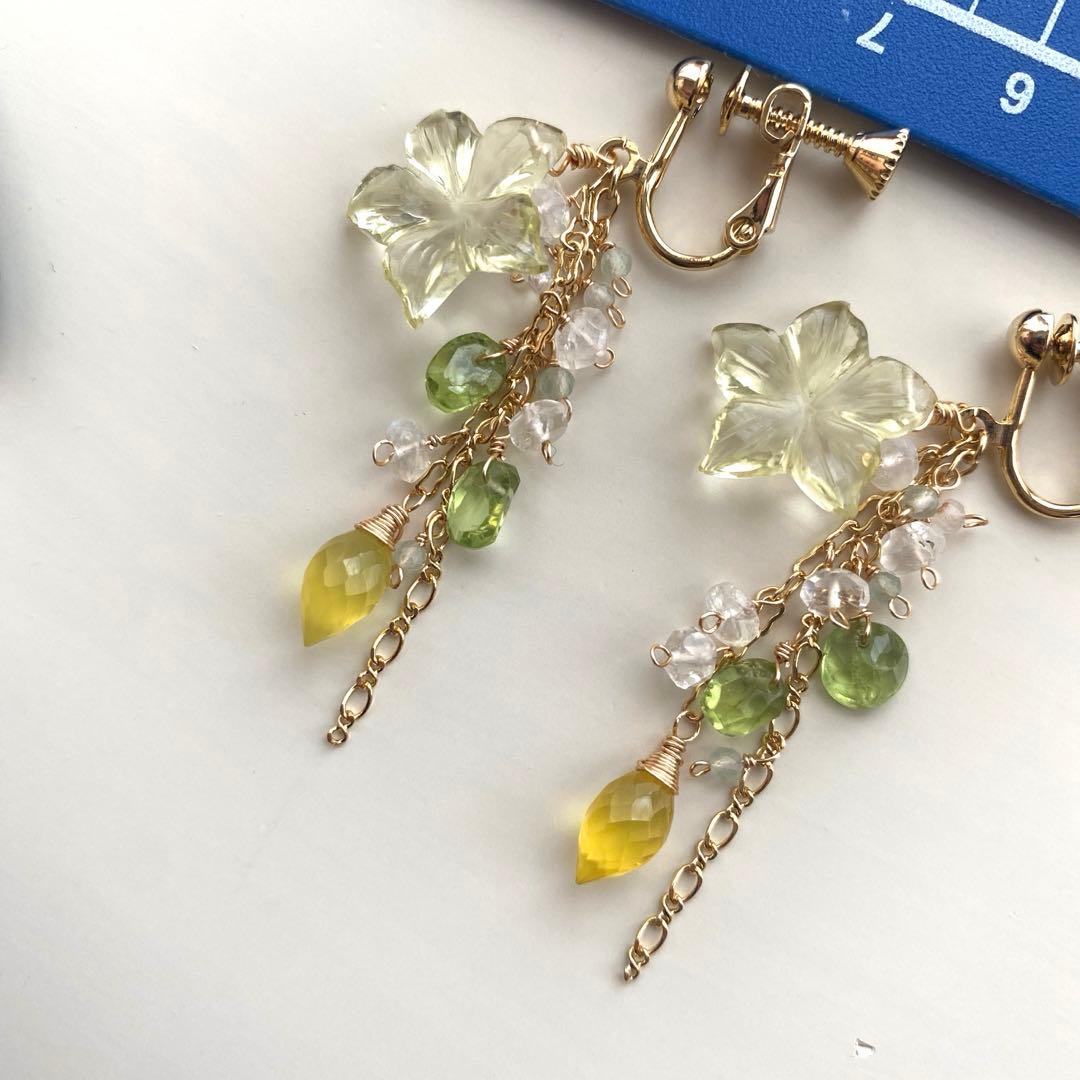 ペリオット様♡天然石チャーム