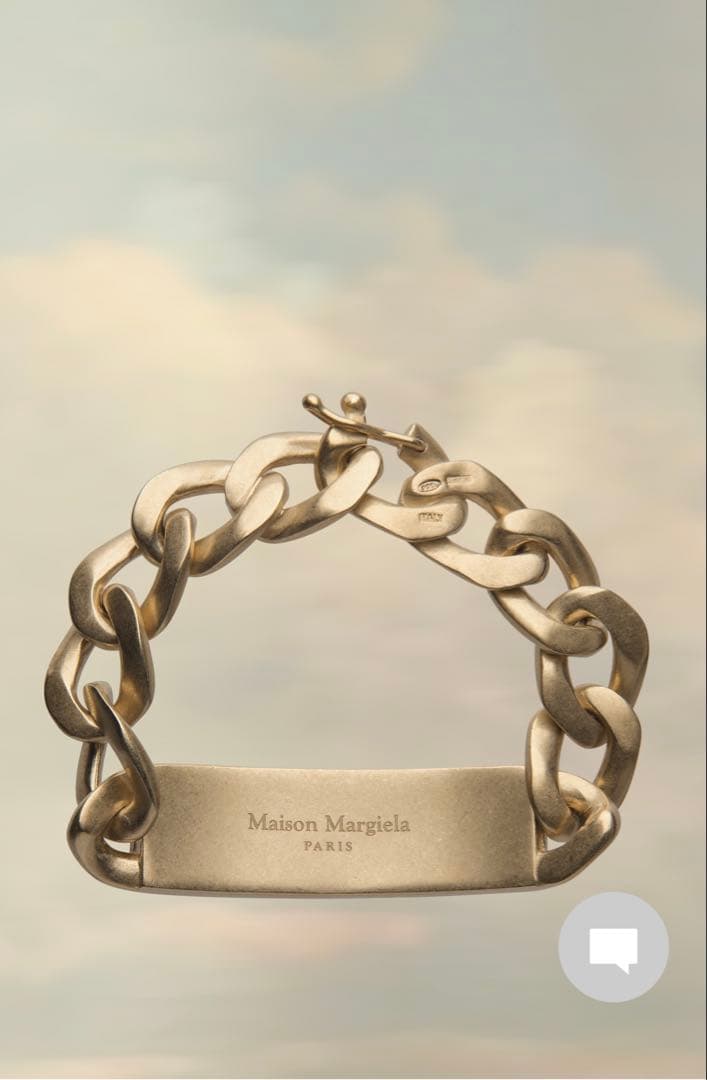 メゾンマルジェラ IDチェーンブレスレット アノニマス
