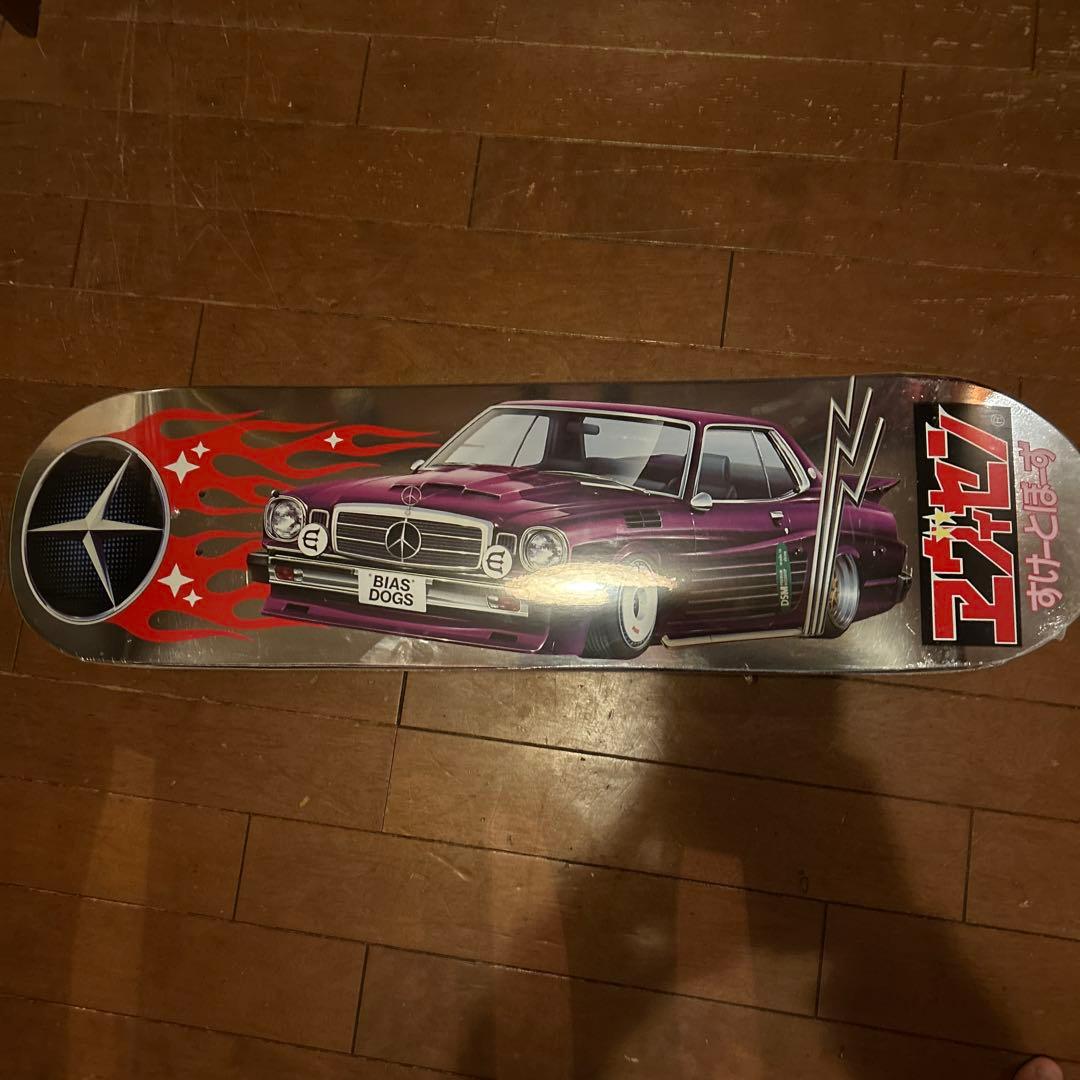 EVISEN x BIAS DOGS スケートボードデッキ　デッキテープ付き
