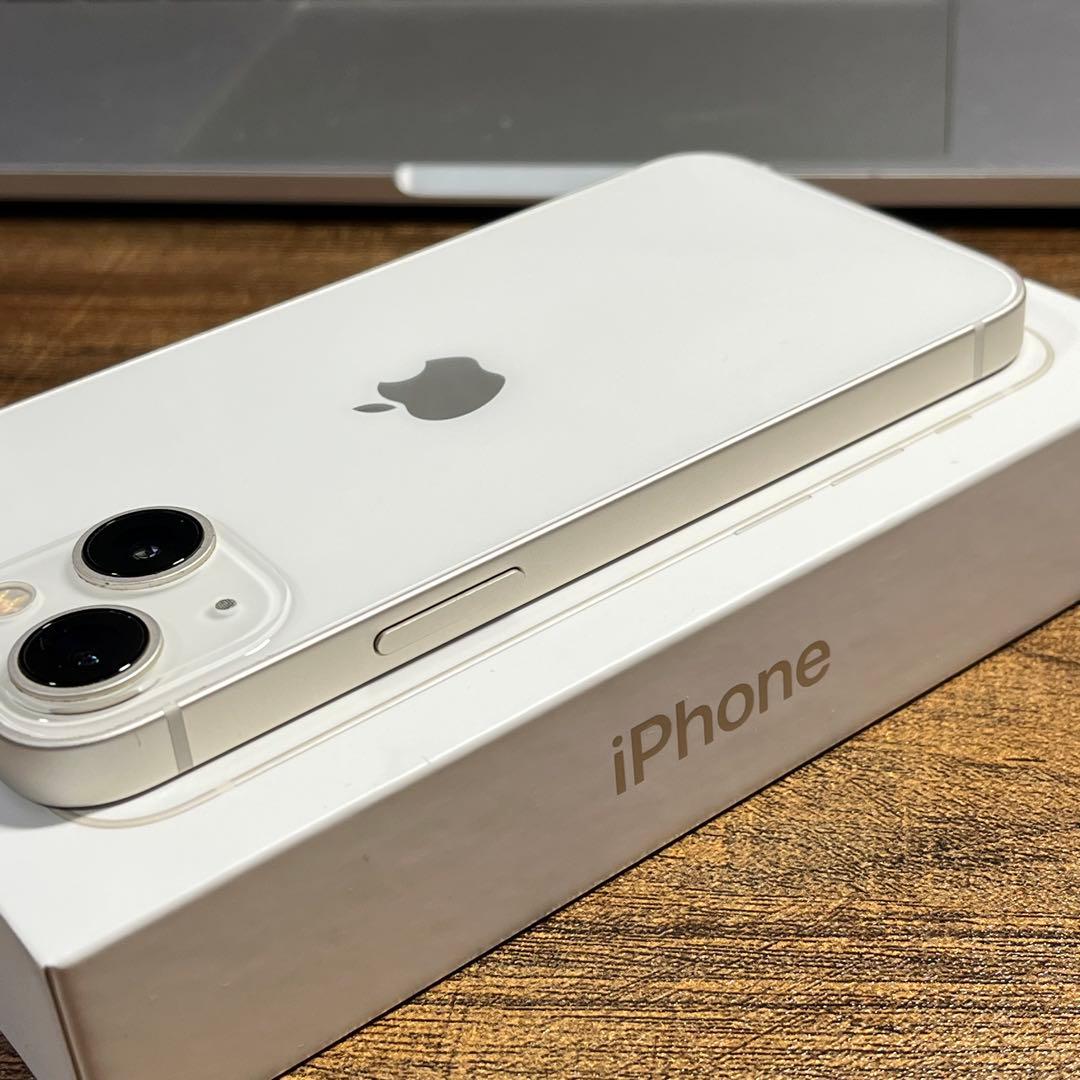 美品 Iphone13mini 128gb simフリー　バッテリー100％