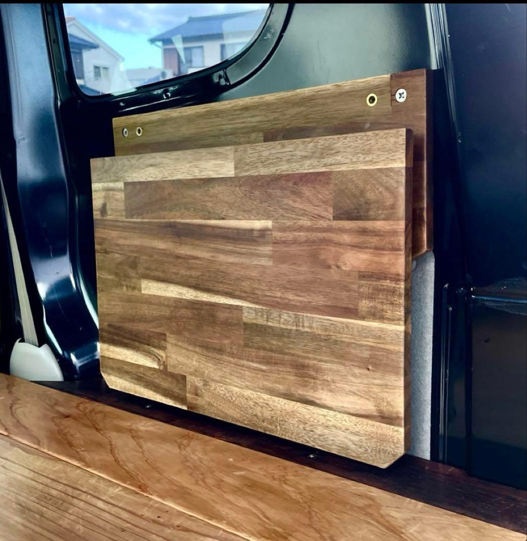 エブリイバン(DA17V)「手作り収納式サイドテーブル」 No.3