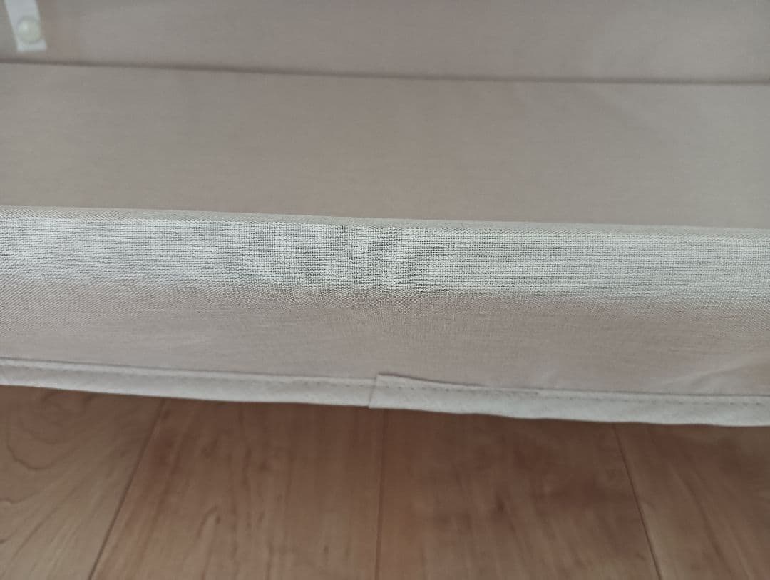 HZDMJ ベビーベッド ベージュ 説明書・蚊帳付き