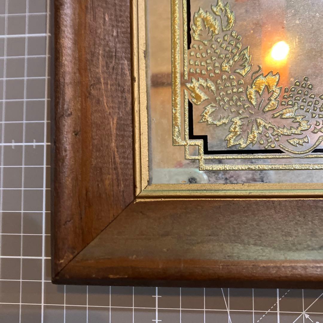 Stroh's ビール　アンティーク パブミラー　カリフォルニアの地図の柄