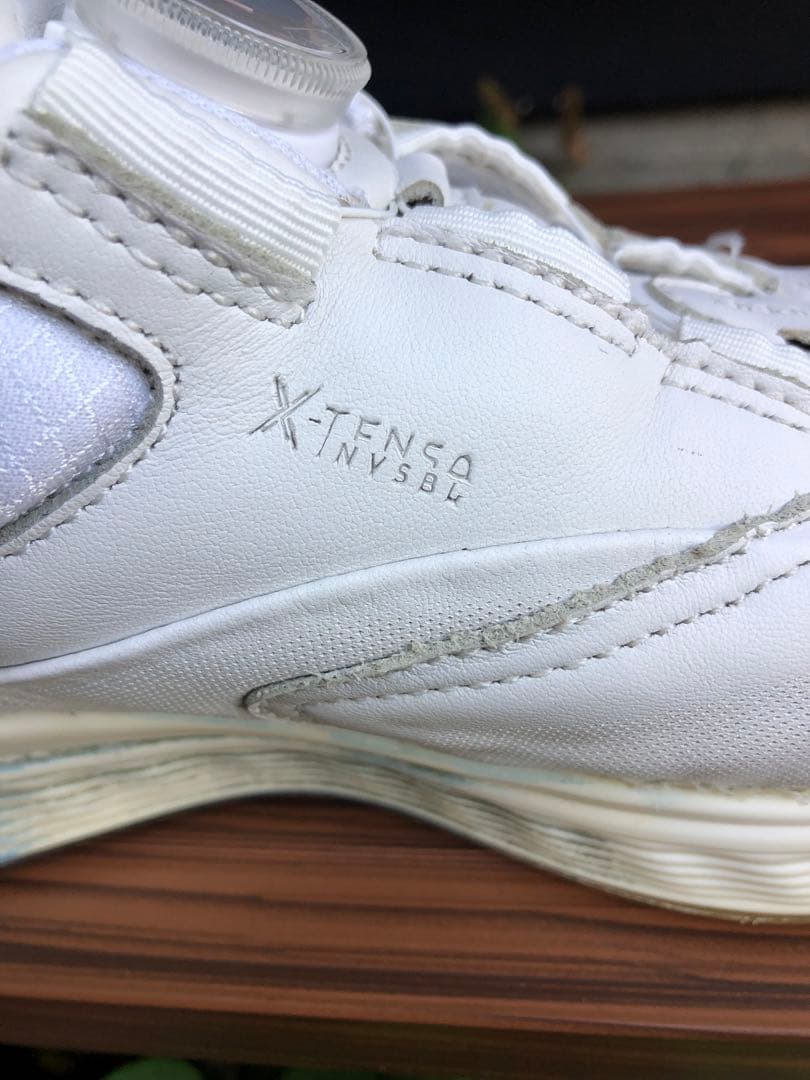 371番 美品ECCO ゴルフシューズ 38 24.0cmスパイクレス