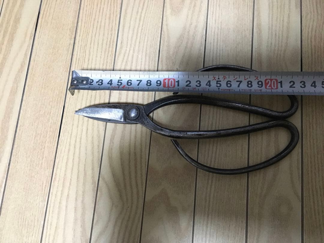 植木鋏　左刃　左利き　京型　輪鋏　木鋏　蕨手