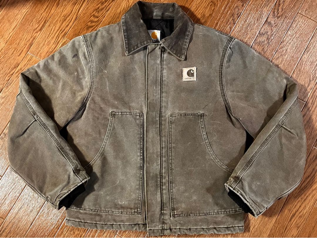 90s USA製 カーハート トラディショナルジャケット J22 CHT S