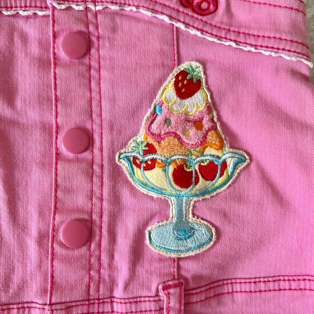 【 メゾピアノ 】 ショートオール 95cm パフェ いちご ベリエちゃん 平成