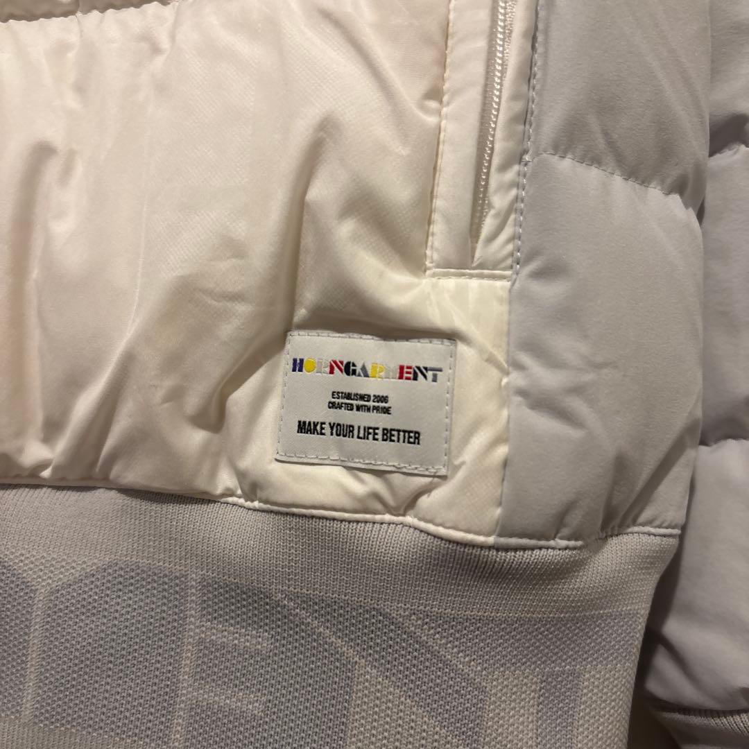 [✨極美品✨]HORN GARMENT ダウンジャケット ホワイト48 Lサイズ
