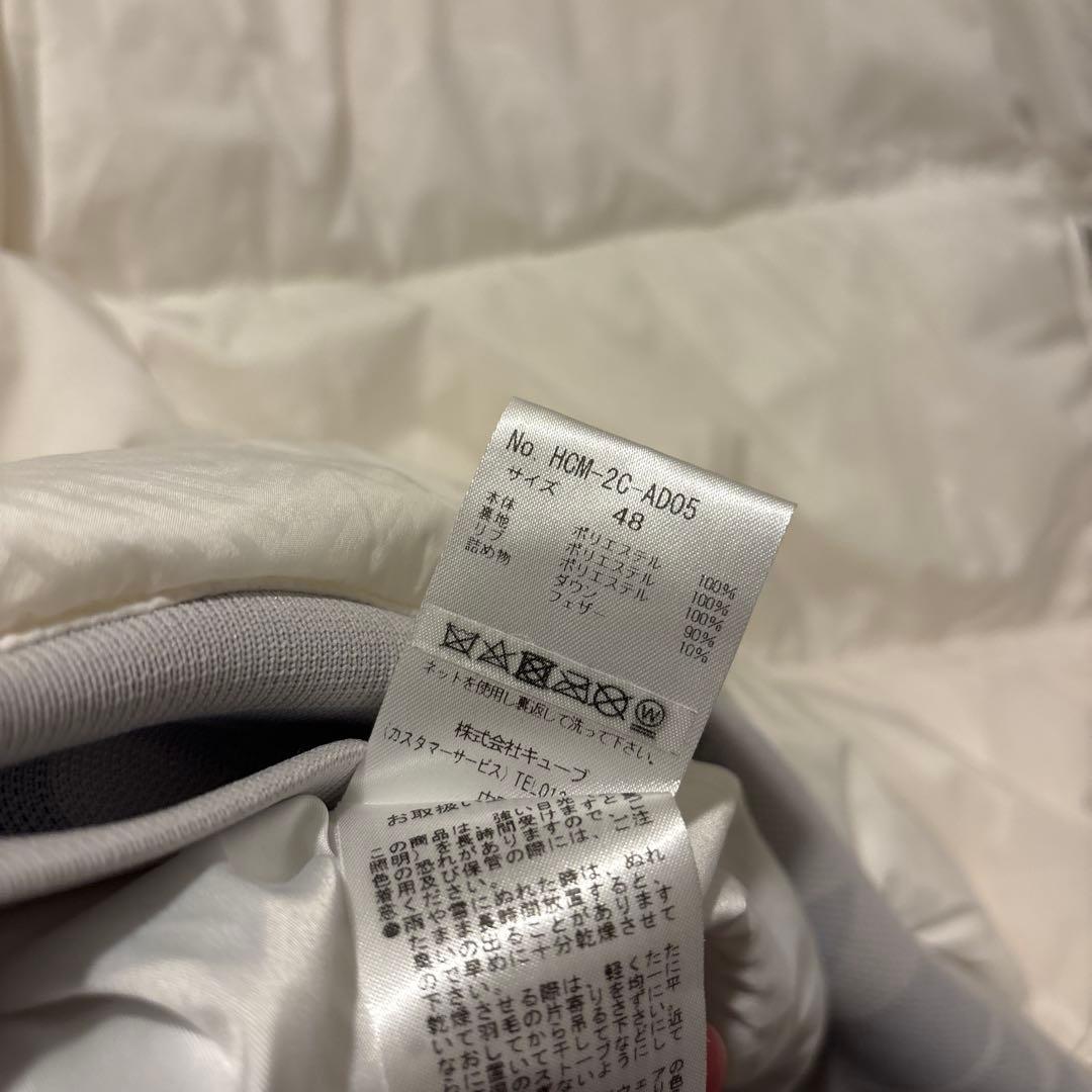 [✨極美品✨]HORN GARMENT ダウンジャケット ホワイト48 Lサイズ